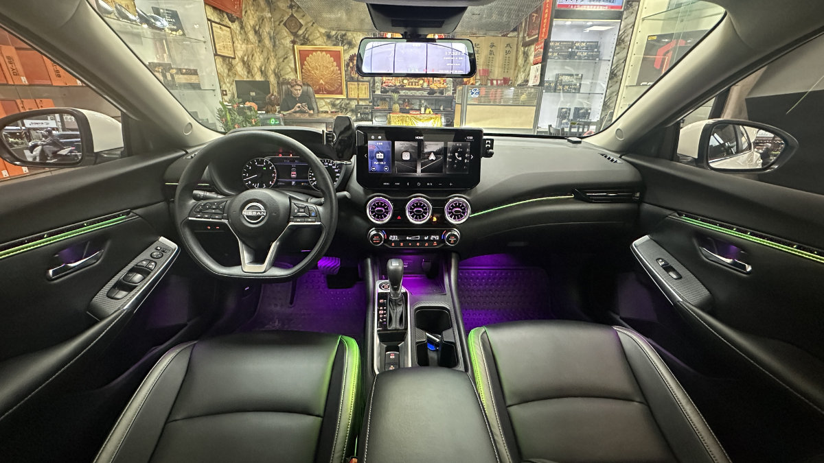 汽車氣氛燈 Nissan-Sentra-Tesla 特斯拉-桃園汽車音響-北二汽車音響