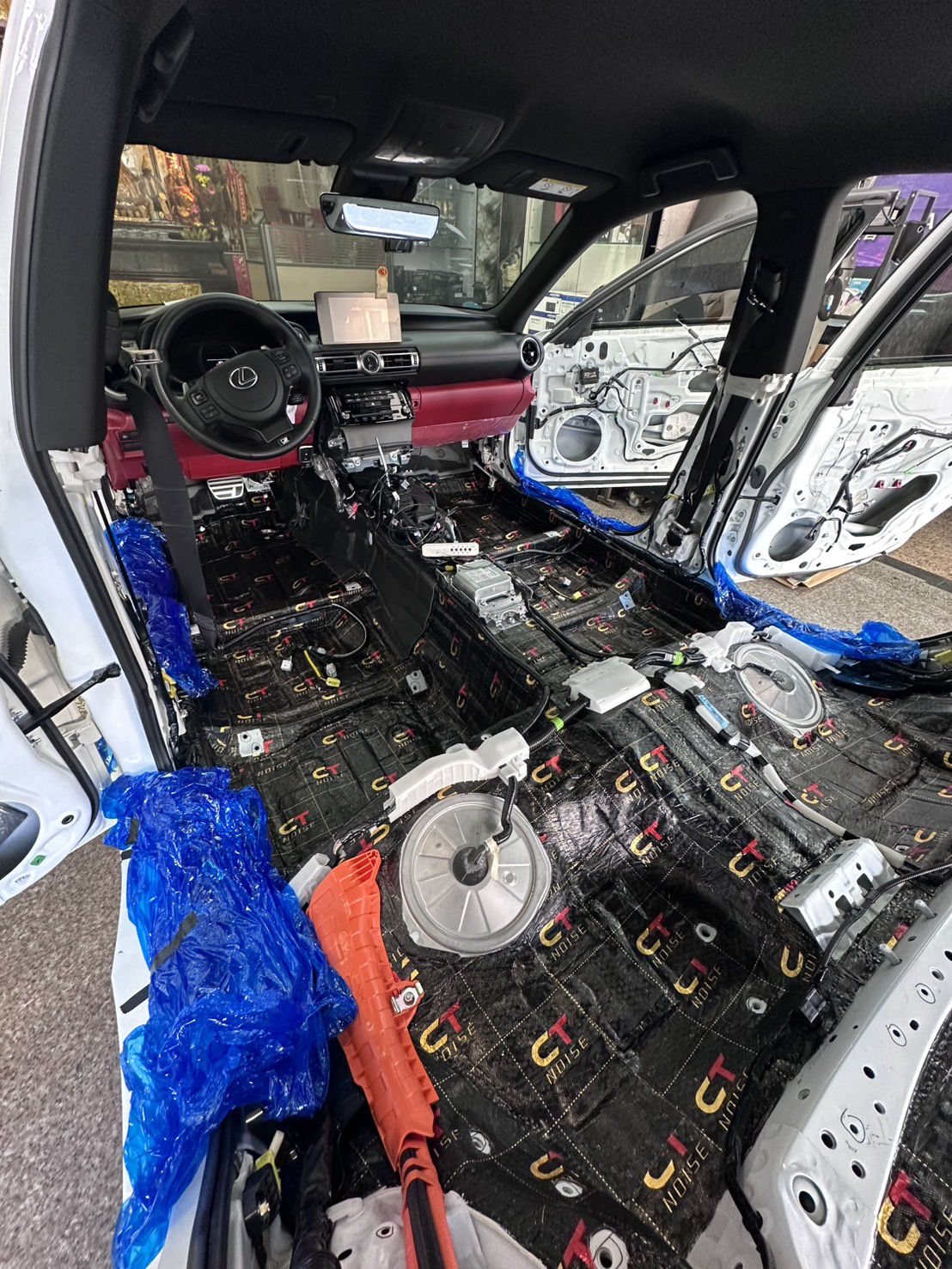 為何您的Lexus需要更專業汽車隔音製震03-北二汽車音響
